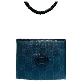 Gucci Interlocking GG Compact Wallet Brown