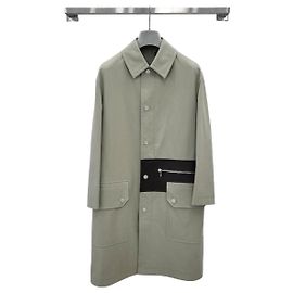 Hermès Leather Patch Coat Brown