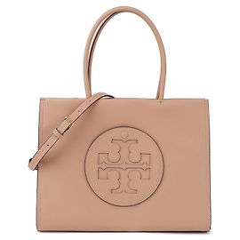 Tory Burch Ella Bio Small Tote Bag Wicker Brown