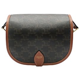 Borsa a tracolla Céline Triomphe Medium Marrone