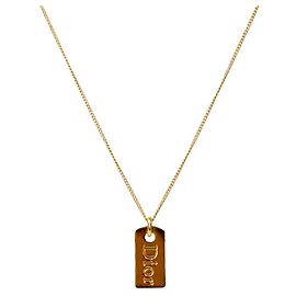 Dior Collier plaqué or Doré