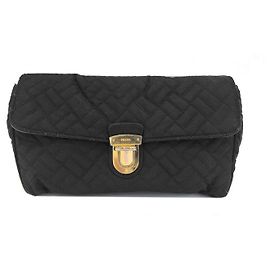 Prada Borsa a tracolla Tesuto Chain Nero