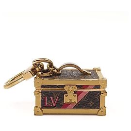 Louis Vuitton Chaveiro Monogram Trunk Dourado