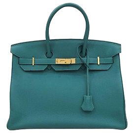 Hermès Birkin Togo Gold stamp Bleu