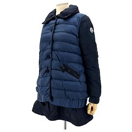 Moncler Women's Reversible Long Down Jacket Black