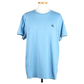 Burberry T-Shirt mit besticktem Logo Blau XL Blau
