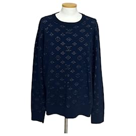 Louis Vuitton Monogramm-Strick Schwarz