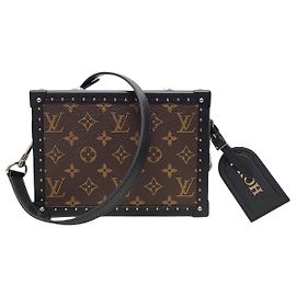 Louis Vuitton Clutch e borsa messenger Monogram Macassar Marrone