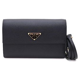 Prada Borsa a tracolla WOC Saffiano Nero
