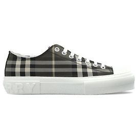 Burberry Check Nylon Blend Sneakers Brown