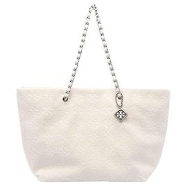 Tory Burch TERRY CHAIN TOTE White