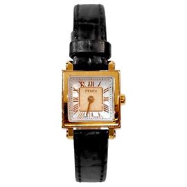 Fendi Reloj de acero Quadro Quartz Blanco