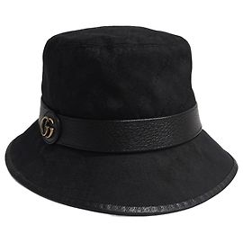 Gucci Black Original GG Canvas Bucket Hat Black