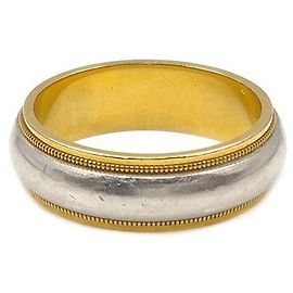 Tiffany & Co Anello Milgrain D'oro