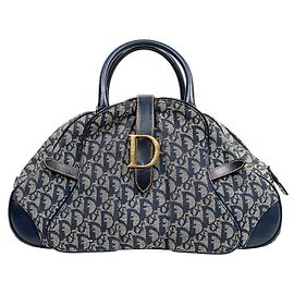 Dior Borsa Tote Oblique Jacquard Ring Blu