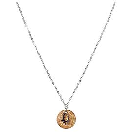Dior Collana Round Oblique argento Argento