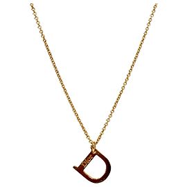 Dior Kubisches Goldhalskette Golden