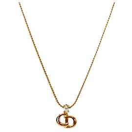 Dior Collier Cubic CD Gold Doré