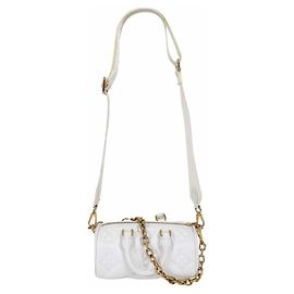 Louis Vuitton Mini Monogram Bubblegram Papillon Tote Bag Weiß Weiß