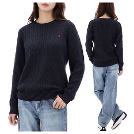Ralph Lauren Strickpullover mit Pony-Logo Erwachsenengröße Schwarz