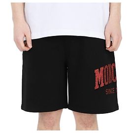 Short de algodón para hombre Moncler (Negro) Roja