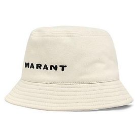 Isabel Marant Hailey Bucket Hat mit Logo-Stickerei Weiß