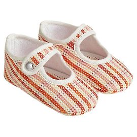 Hermès Botinhas Baby Animo Nattes Peep para bebê Multicor