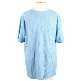 Dior Terry-Baumwoll-Jacquard-T-Shirt Blau XL Blau