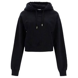 Jacquemus Grosgrain-Kapuzenpullover Schwarz