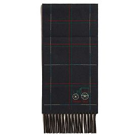 Hermès Sciarpa Brodee Toute Berline Nero