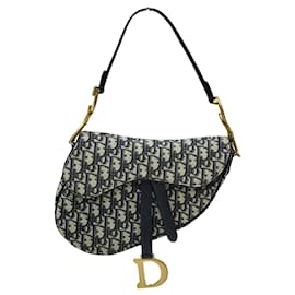 Dior Bolsa Oblique Saddle Strap Médium Multicor