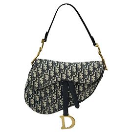 Dior Sac Oblique Saddle Strap Medium Multicolore