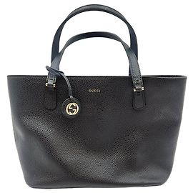 Gucci Tote Bag Interlocking Nero Nero