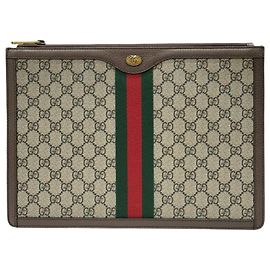 Gucci Pochette Ophidia GG Supreme Marron