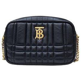 Burberry Pequena bolsa tiracolo Lola em couro acolchoado Preto