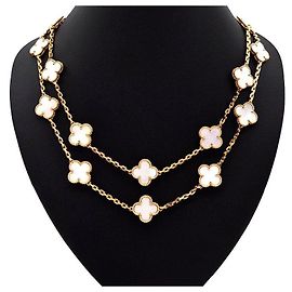 Van Cleef & Arpels Collana lunga Van Cleef Arpels Alhambra Motif Multicolore