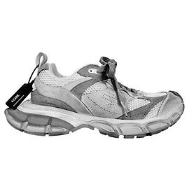Balenciaga One-Out Wildleder-Sneaker für Herren Hellgrau Braun