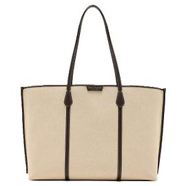 Tory Burch PERRY CANVAS TOTE BAG Brown
