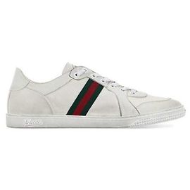Gucci Tênis de cano baixo stretch Branco