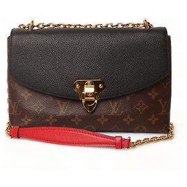 Louis Vuitton Bolsa de Ombro Saint Placid em Canvas Monogram Preto