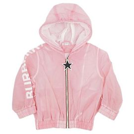 Burberry Giacca con cappuccio in nylon rosa per neonati e bambini Rosa