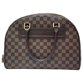Louis Vuitton Bolsa Tote em lona Damier Nolitah Ebene Multicor