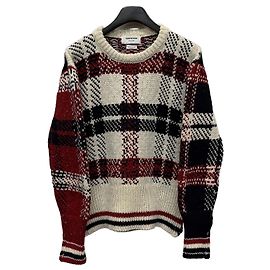 Thom Browne Donegal Tartan Karo Strick Mehrfarben