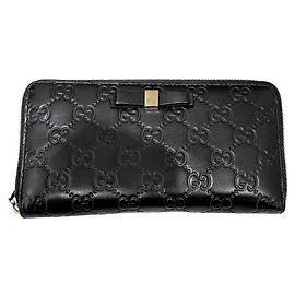 Gucci Shimaline Long Wallet Black