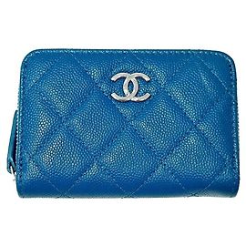 Chanel Tarjetero Caviar Azul