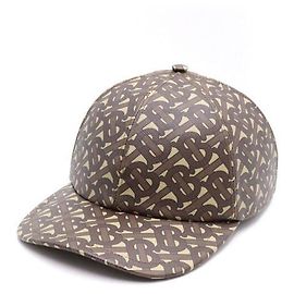 Burberry Monogram TB Printing Baseball Cap for Men Brown