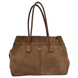 Tod's Bolsa de ombro em camurça Marrom