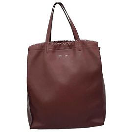 Céline Vertikale Schultertasche Rot