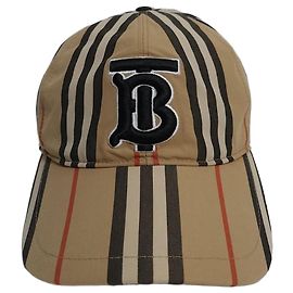 Burberry Boné TB com padrão xadrez bordado Multicor