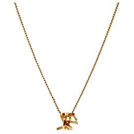 Saint Laurent Collana d'oro D'oro